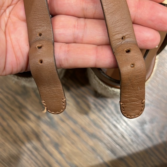 Prada sandals. Size 36.5. Dark brown. Espadrille style. Runs large. - Picture 10 of 13